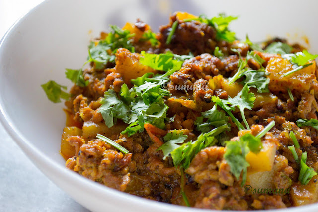 Achari Keema, an easy to cook spicy chicken mince recipe