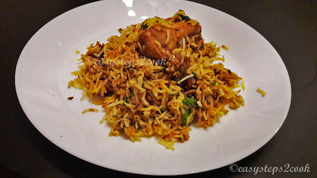 Easy chicken biryani recipe