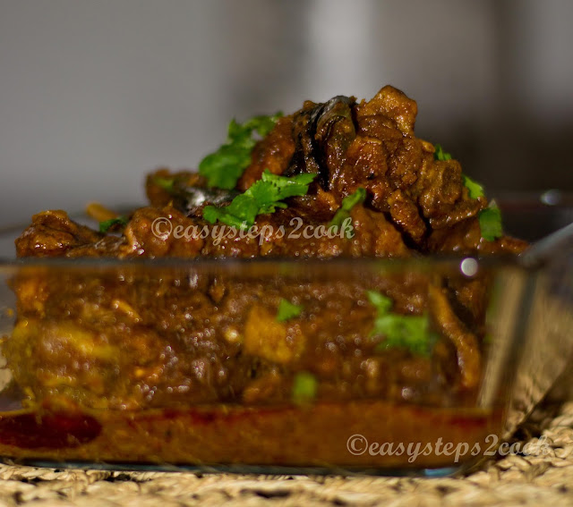 south Indian chicken curry named chettinad chicken