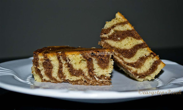 cake with zebra stripe