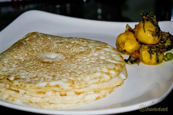 Soru chakli | saru chakuli is a sankranati special dish which looks like a pan cake