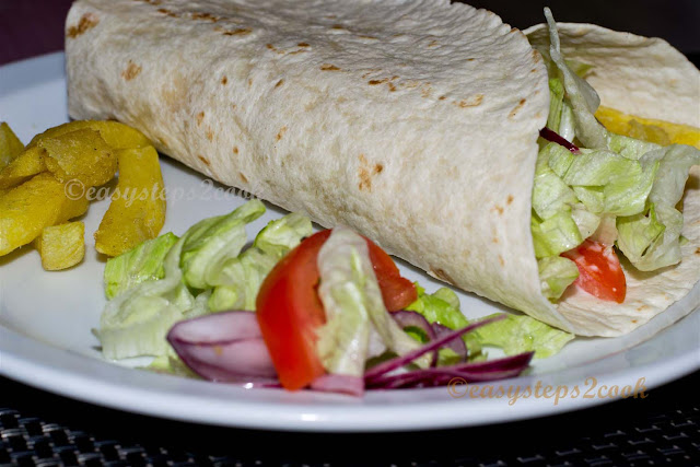 Chicken Shawarma -durum-doner kebab-chicken roll home recipe