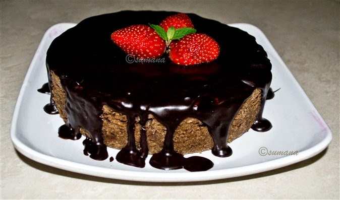 Cake With Chocolate Ganache Chocolate cake with chocolate ganache