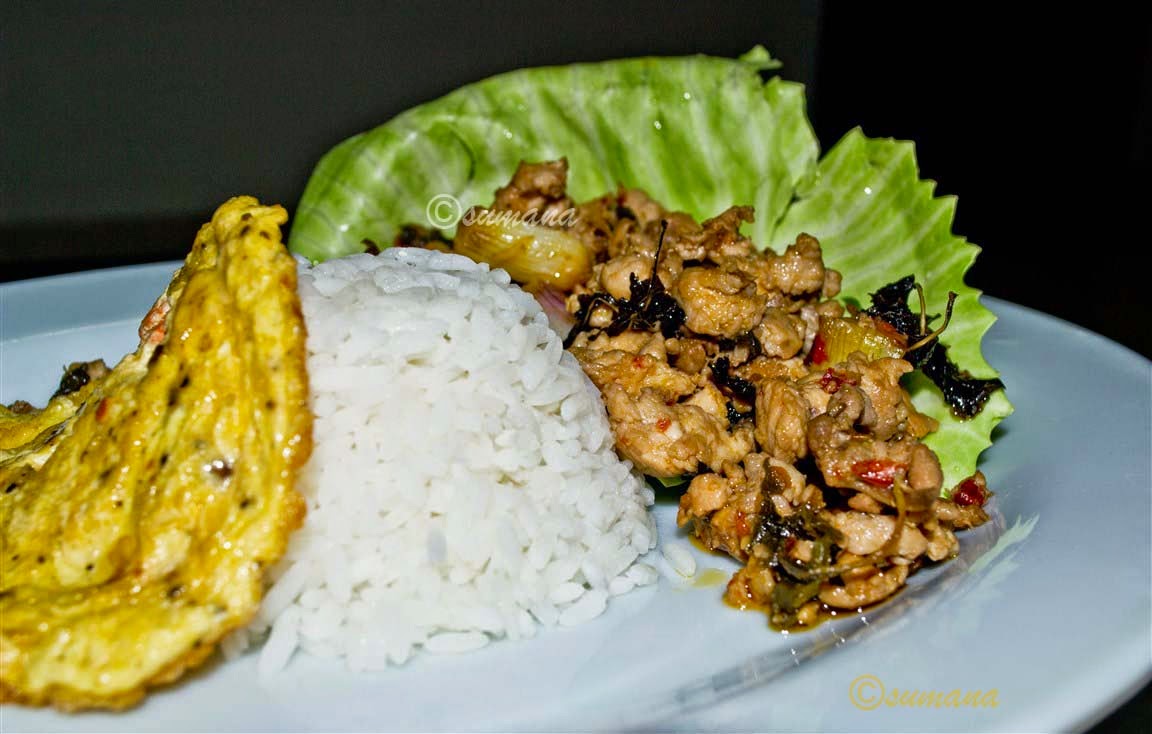 easy Thai chicken recipe with basil